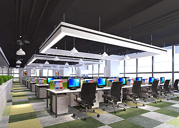 智遠商旅公司辦公區(qū)設計