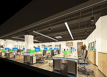 智慧神州信息技術公司辦公區設計裝修 智慧神州信息技術公司辦公區設計裝修