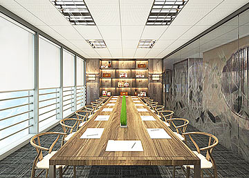 富力新天地恩珍源人參公司會(huì)議室裝修設(shè)計(jì) 富力新天地恩珍源人參公司會(huì)議室裝修設(shè)計(jì)